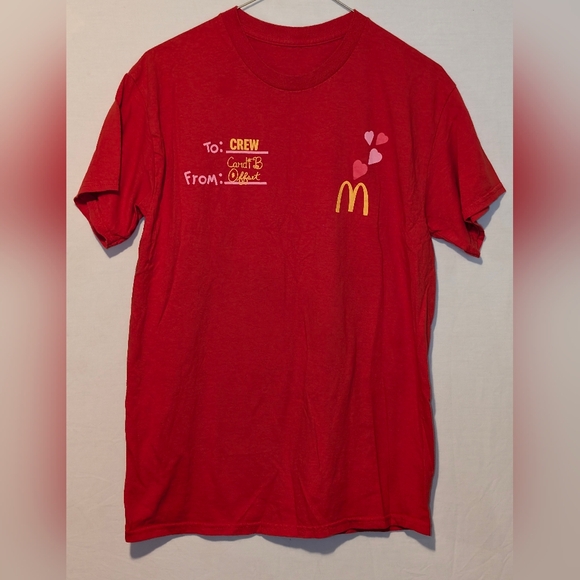 McDonald's T-shirt. Sz. Med. Red. Like New. - Picture 1 of 4